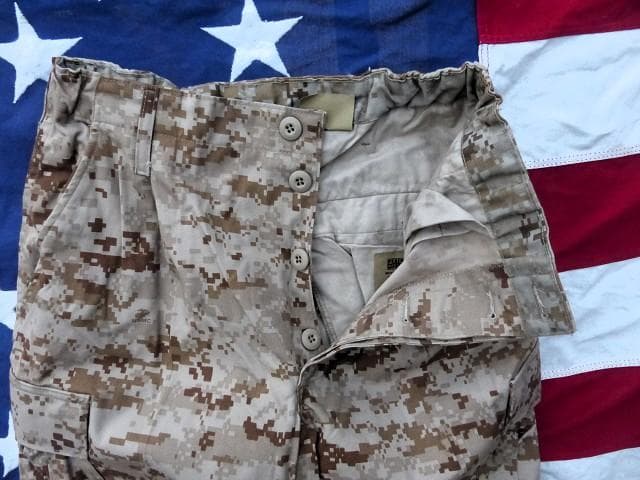 米軍実物 未使用 USMC マーパットデザートトラウザー　S-R　540
