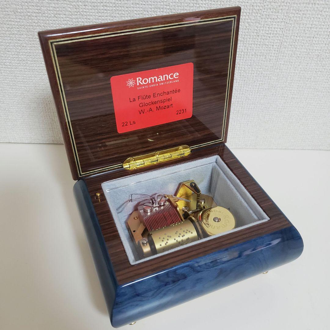 ★新品★魔笛★リュージュロマンス象篏細工オルゴール 魔笛
