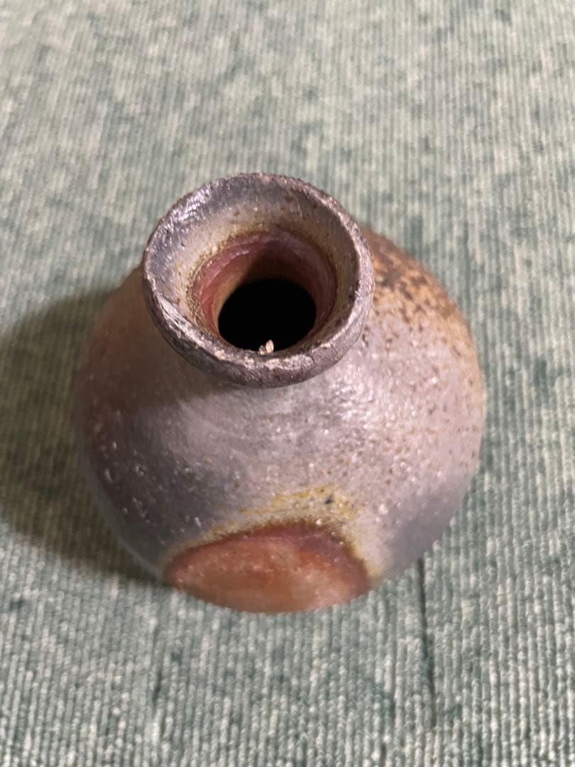 備前焼　希少　灰かぶり徳利(1)