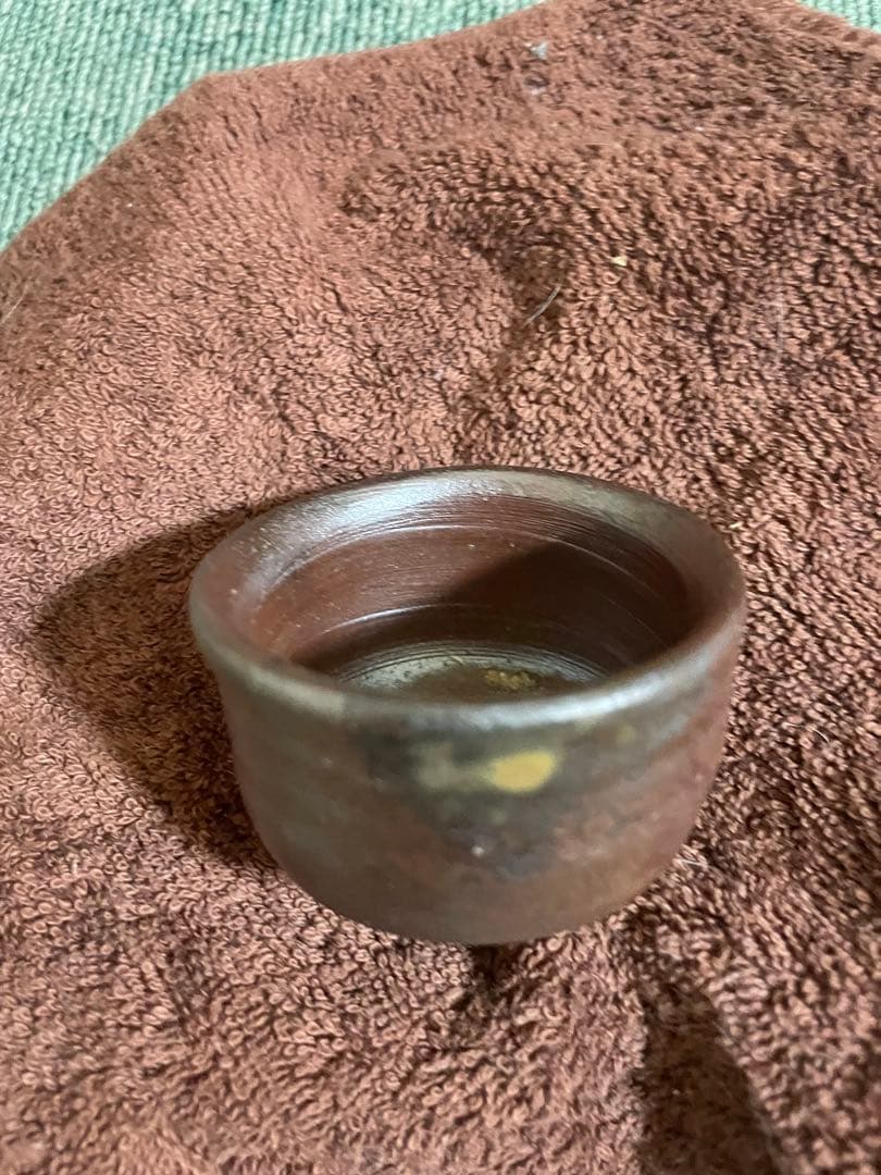 備前焼　希少　灰かぶり徳利(1)