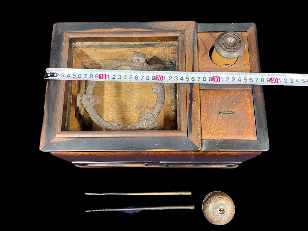 長火鉢　火鉢　引き出し付　アンティーク　コレクション