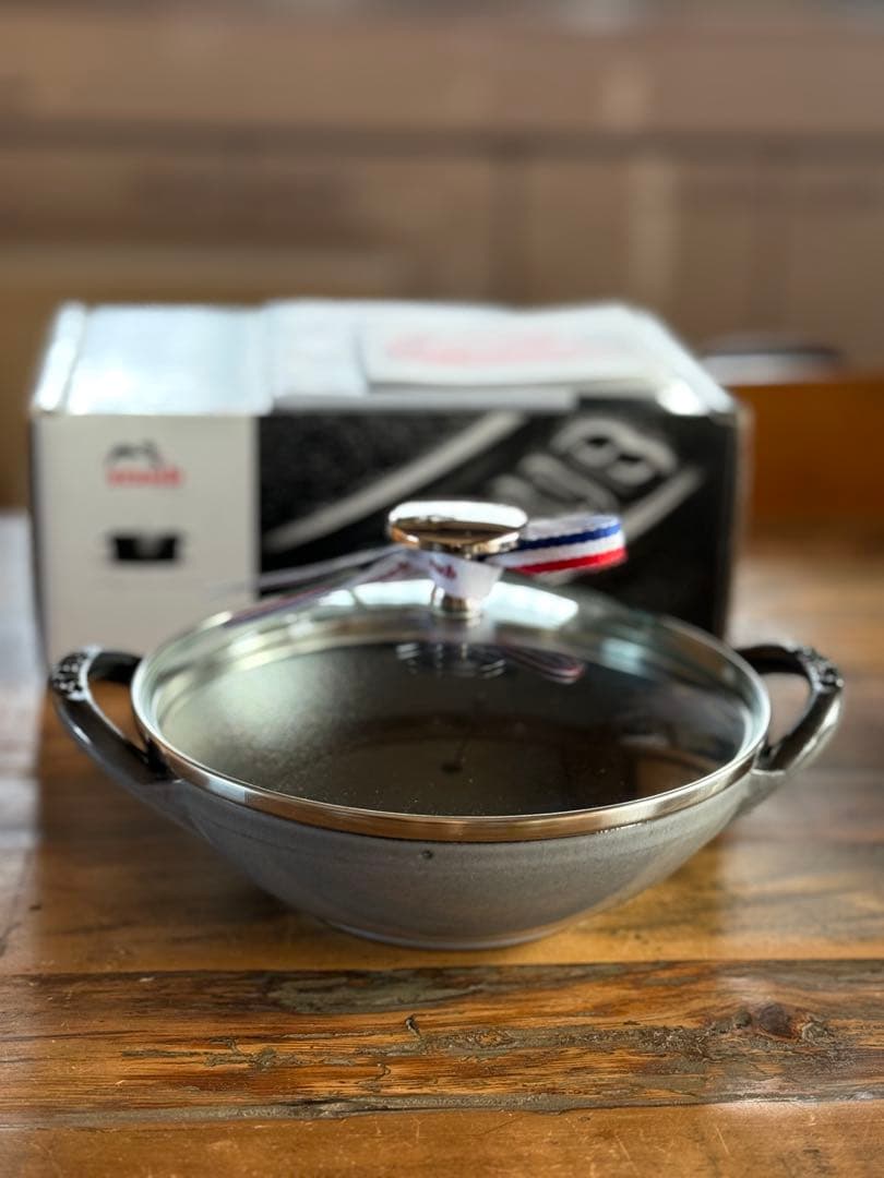 《kb.ma-bo0723》 ストウブ ベビーウォック グレー×2