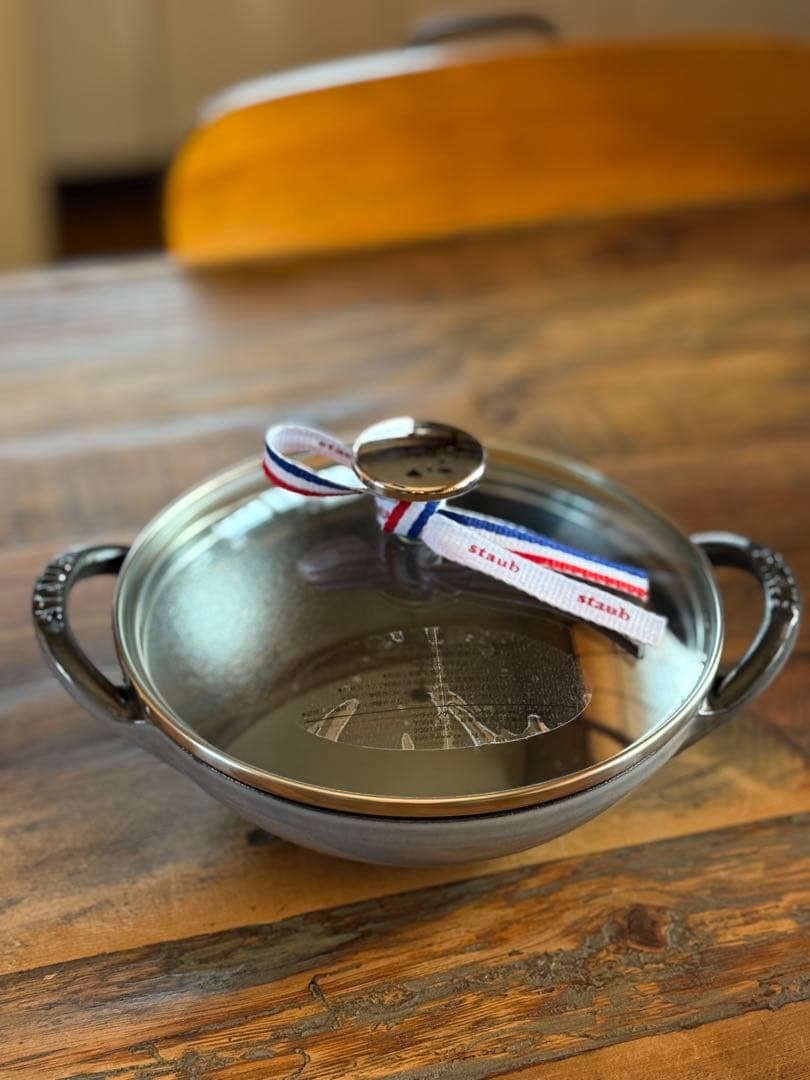 《kb.ma-bo0723》 ストウブ ベビーウォック グレー×2