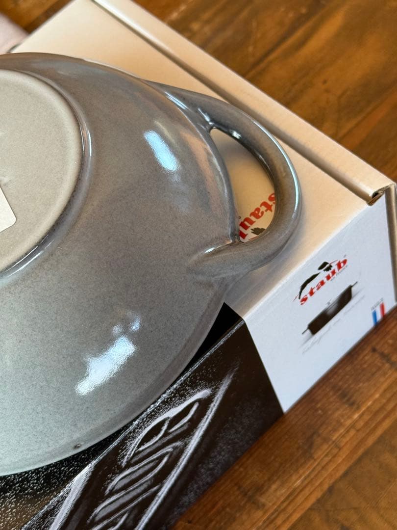 《kb.ma-bo0723》 ストウブ ベビーウォック グレー×2