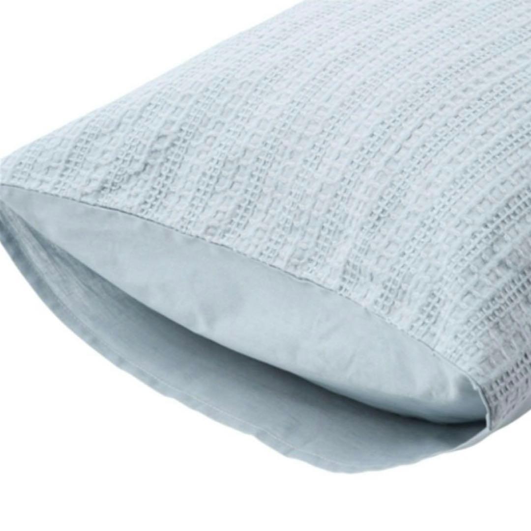 【新品未使用】フランフラン ブルー 掛け布団カバー ボックスシーツ 枕カバー