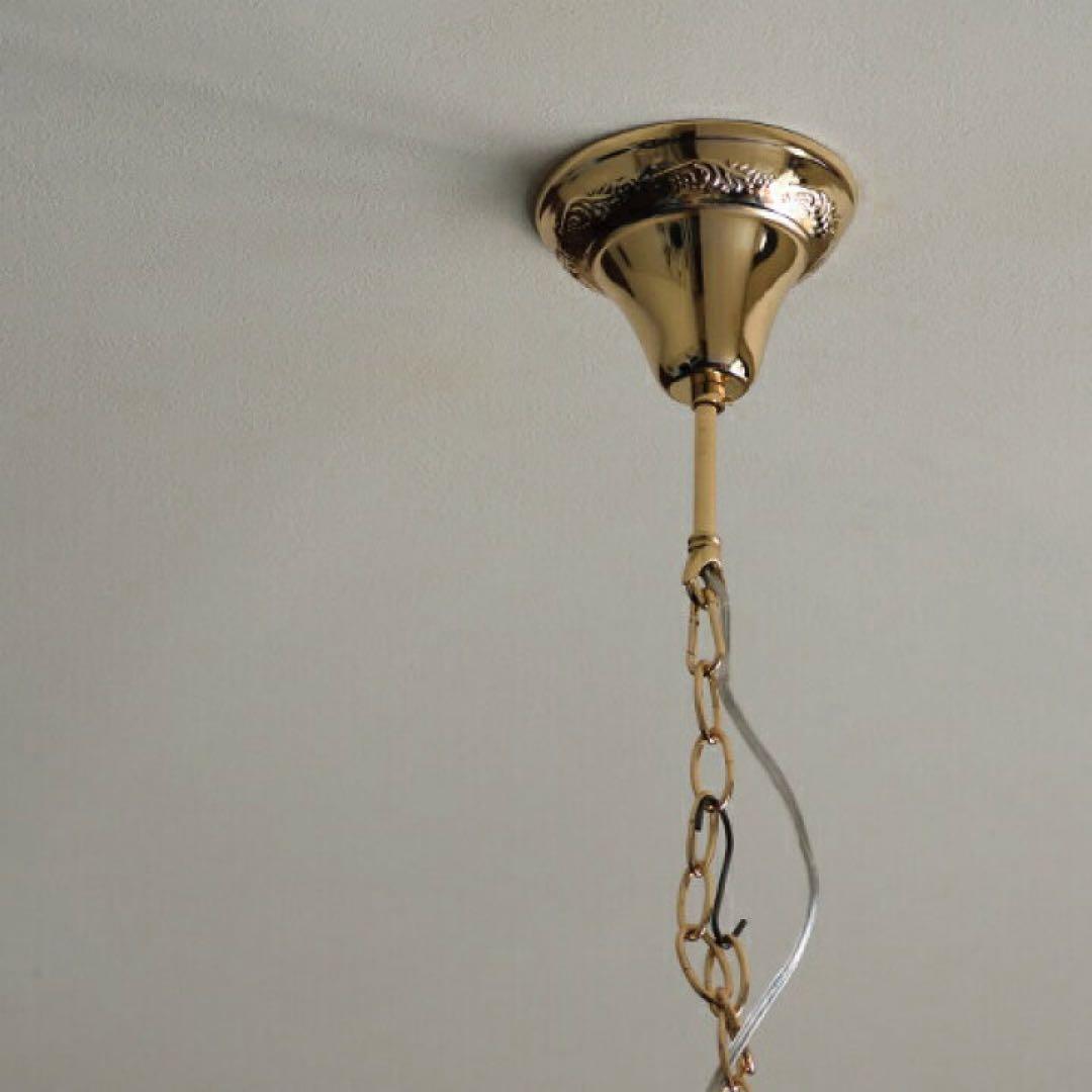 クラリーチェシャンデリア 6灯LED対応 ゴールド