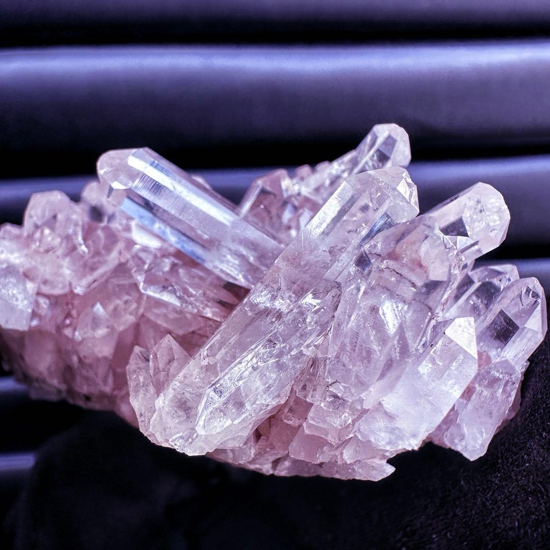 爆レア❗️高透明度❗️キラキラ♡ピンクレムリアンクォーツクラスター水晶A1538