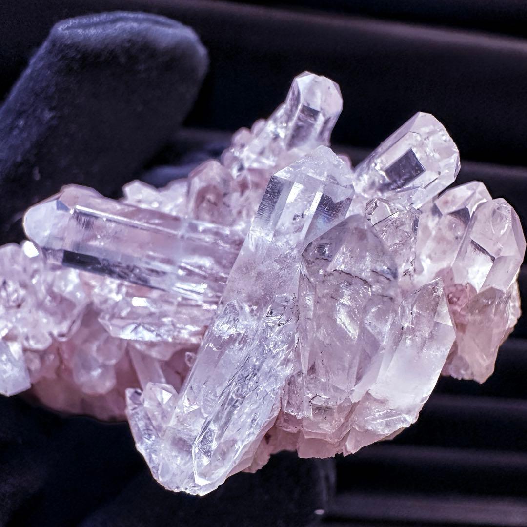 爆レア❗️高透明度❗️キラキラ♡ピンクレムリアンクォーツクラスター水晶A1538
