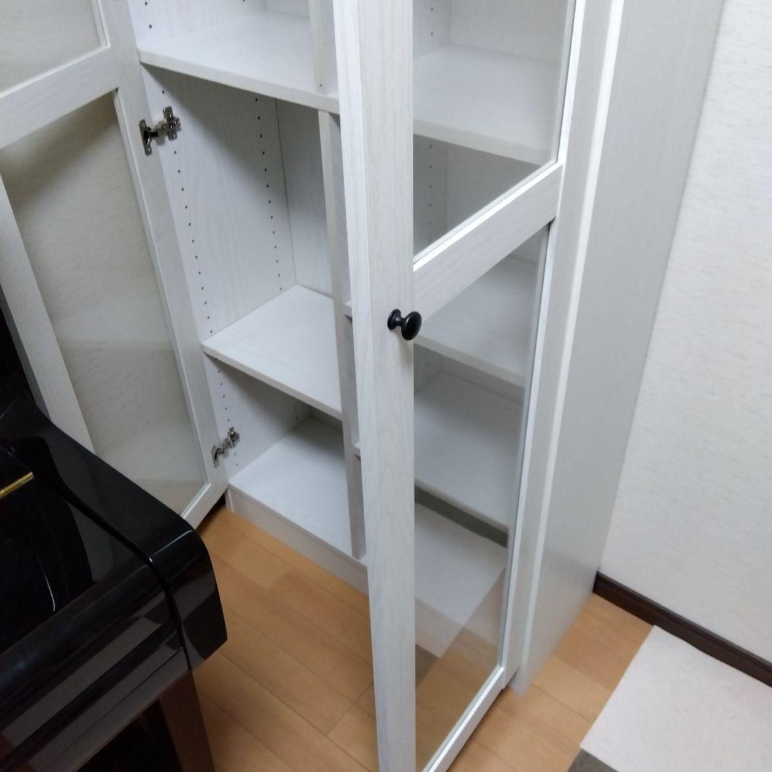 【匿名配送】【7/6まで値下げ】ガラス扉付き本棚