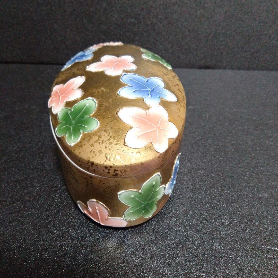 未使用 有田焼 文山窯 金桜紋 陶箱　お祝い