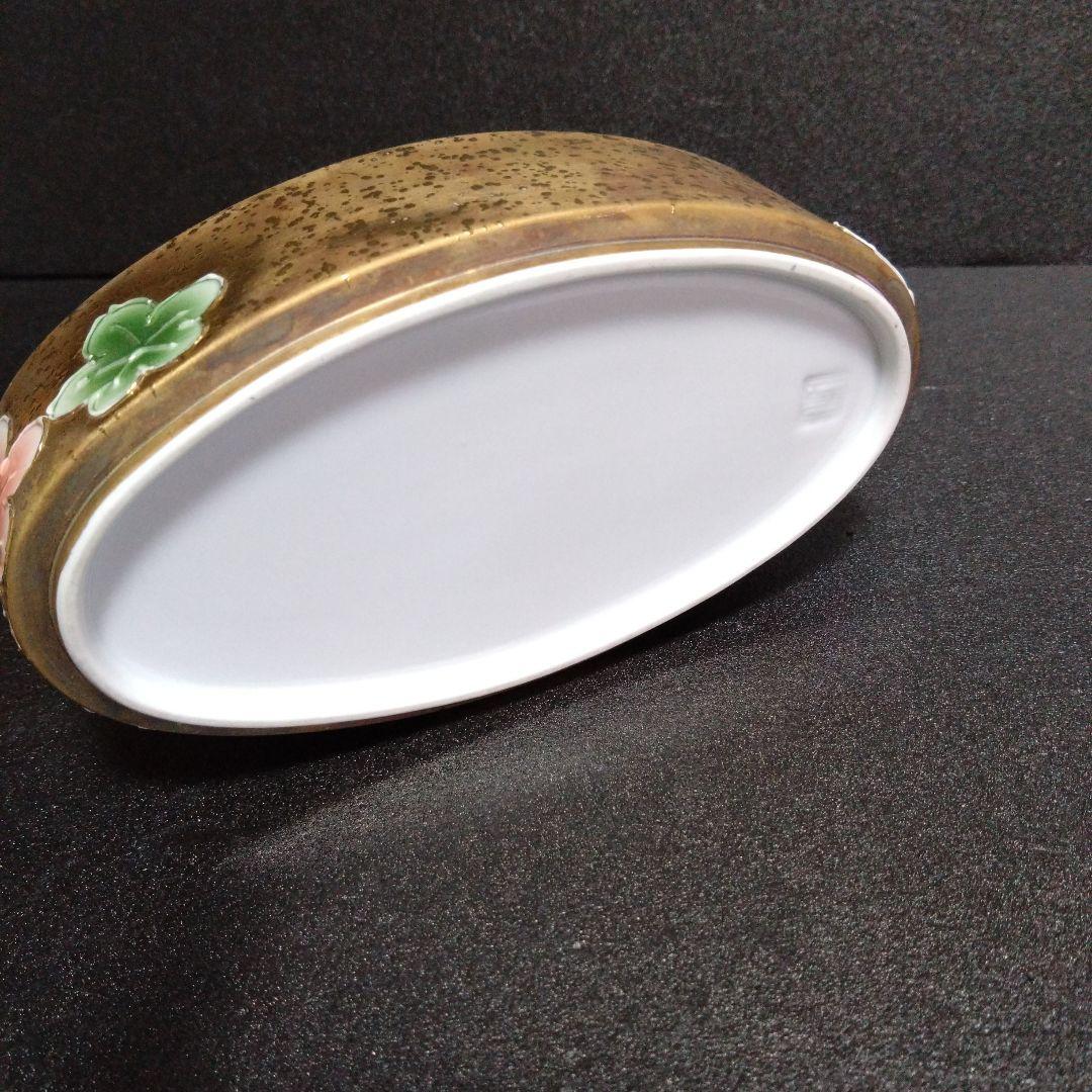 未使用 有田焼 文山窯 金桜紋 陶箱　お祝い