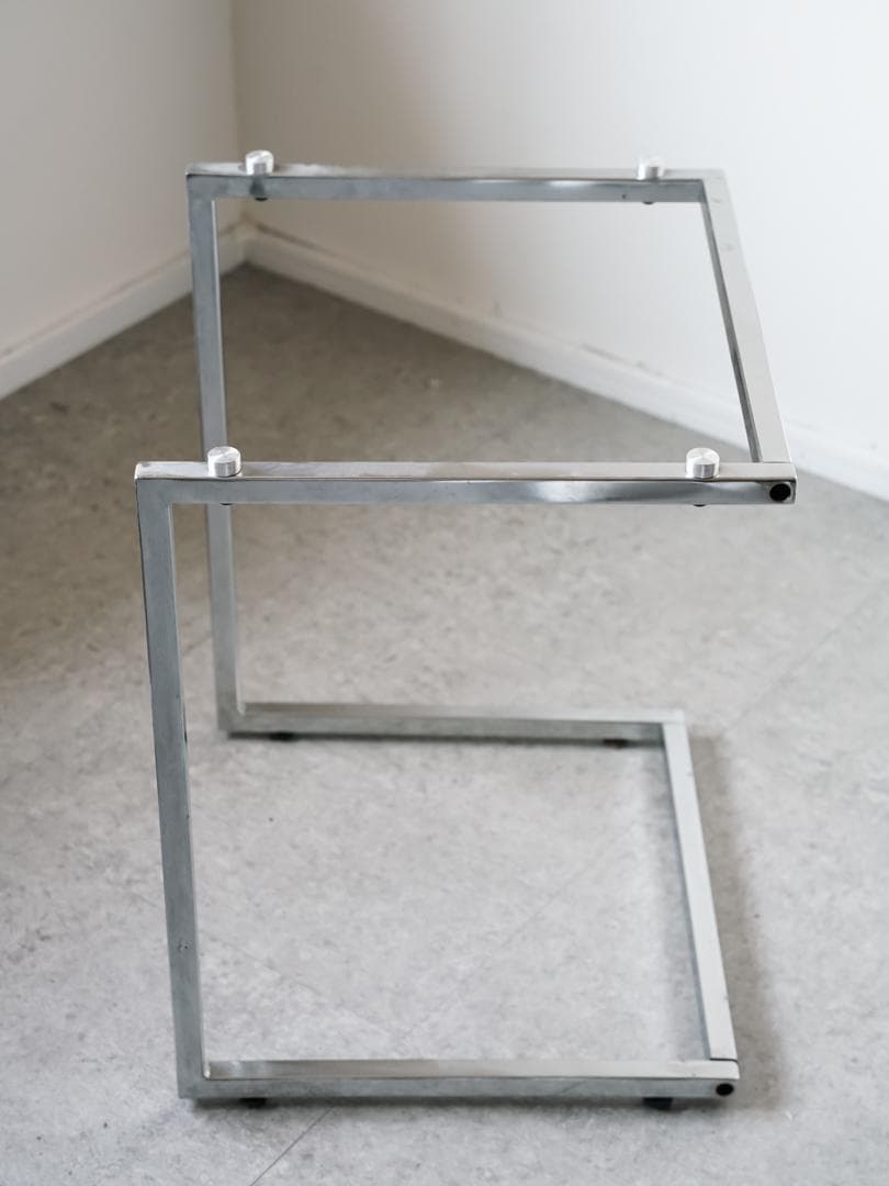 vintage ガラス サイドテーブル モダン・ミッドセンチュリー