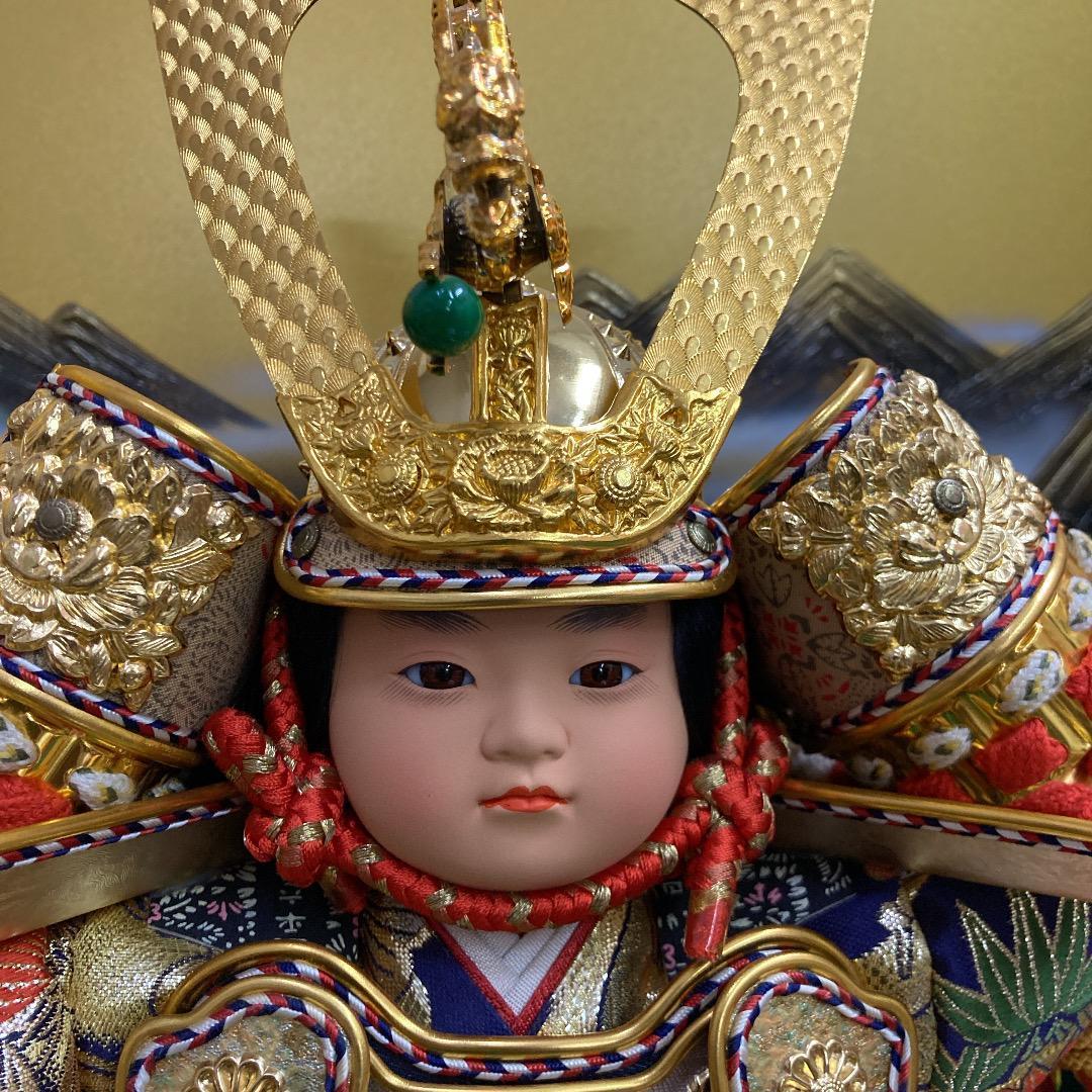 E40 格安特価！五月人形　子供大将　鎧着大将　五月鎧兜　五月初節句