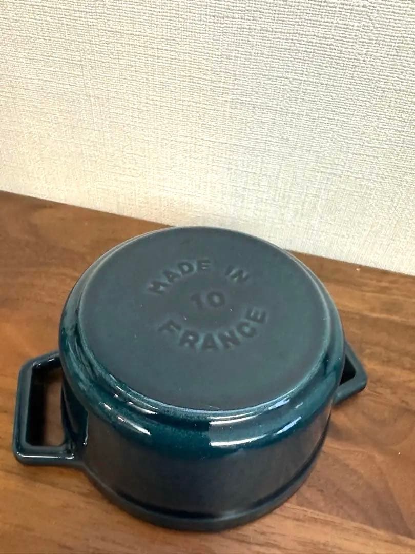 【未使用品】STAUB ココットラウンド 10cm ラ・メール　希少カラー