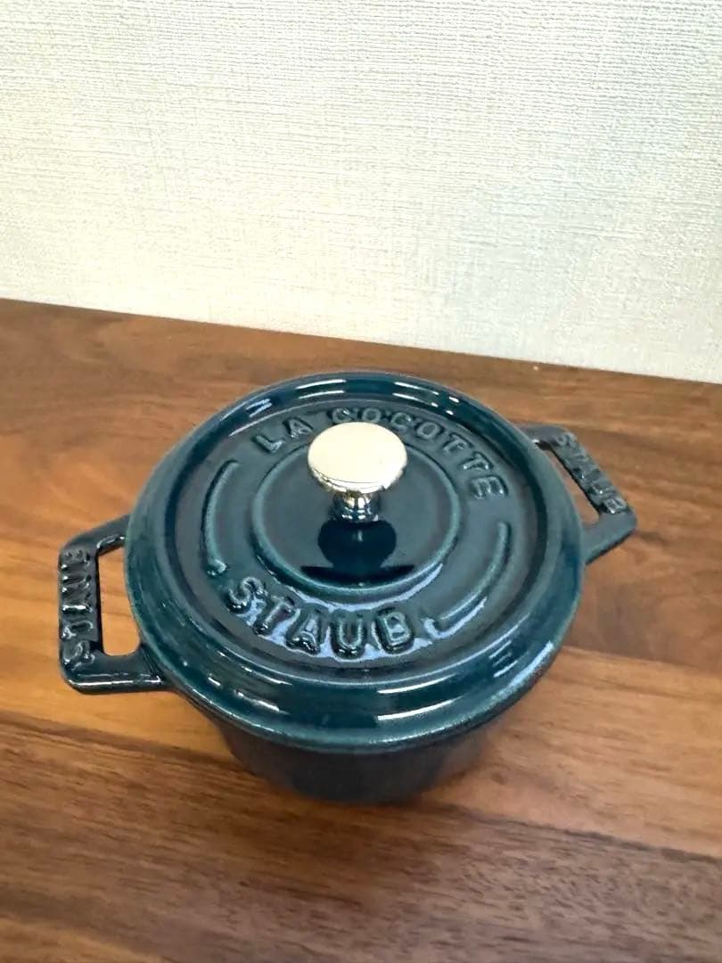 【未使用品】STAUB ココットラウンド 10cm ラ・メール　希少カラー