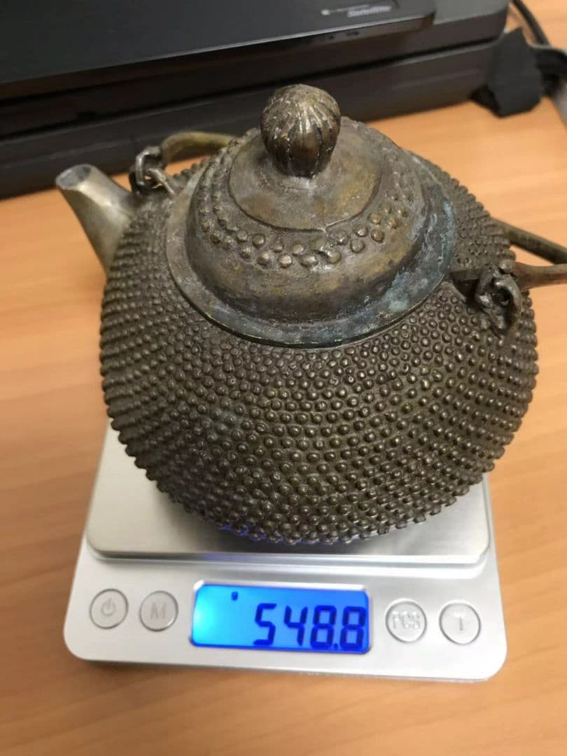 銅瓶 大明宣徳年制急須 銘あり