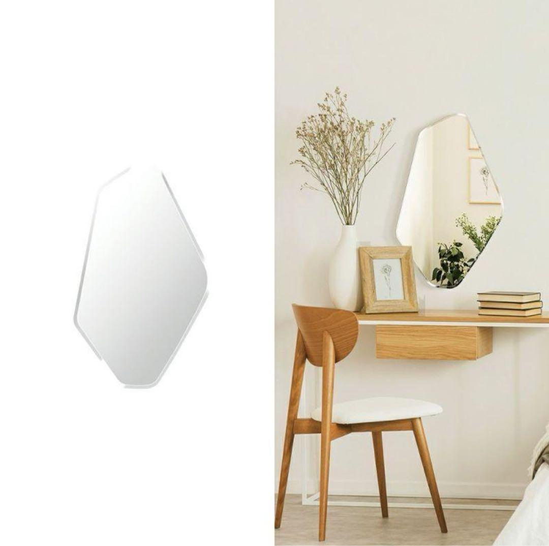 エコメルカリ便限定/塩川光明堂 ミラー クォーツ-450 W300×H450 鏡