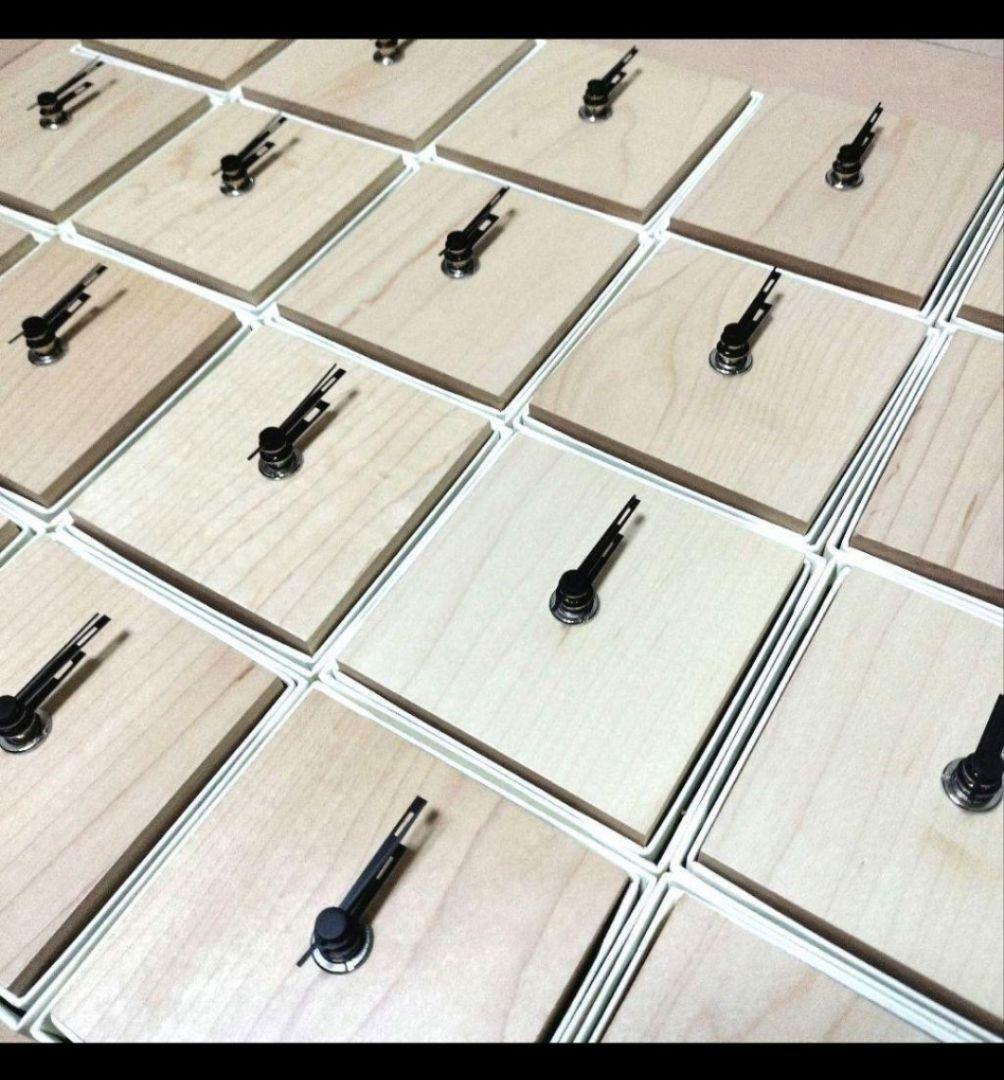 バラ売り可！　新品　未使用　木製時計　20点　レーザー加工　まとめ　送料無料