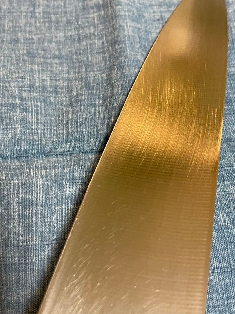 平成　モリブデン　オールステンレス包丁　刃渡り20センチ