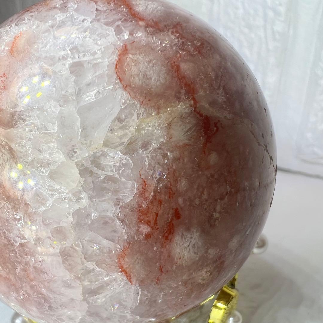 C、ピンクアメジスト⭐️丸玉⭐️桜瑪瑙⭐️フラワーアゲート⭐️花瑪瑙⭐️スフィア⭐️天然石