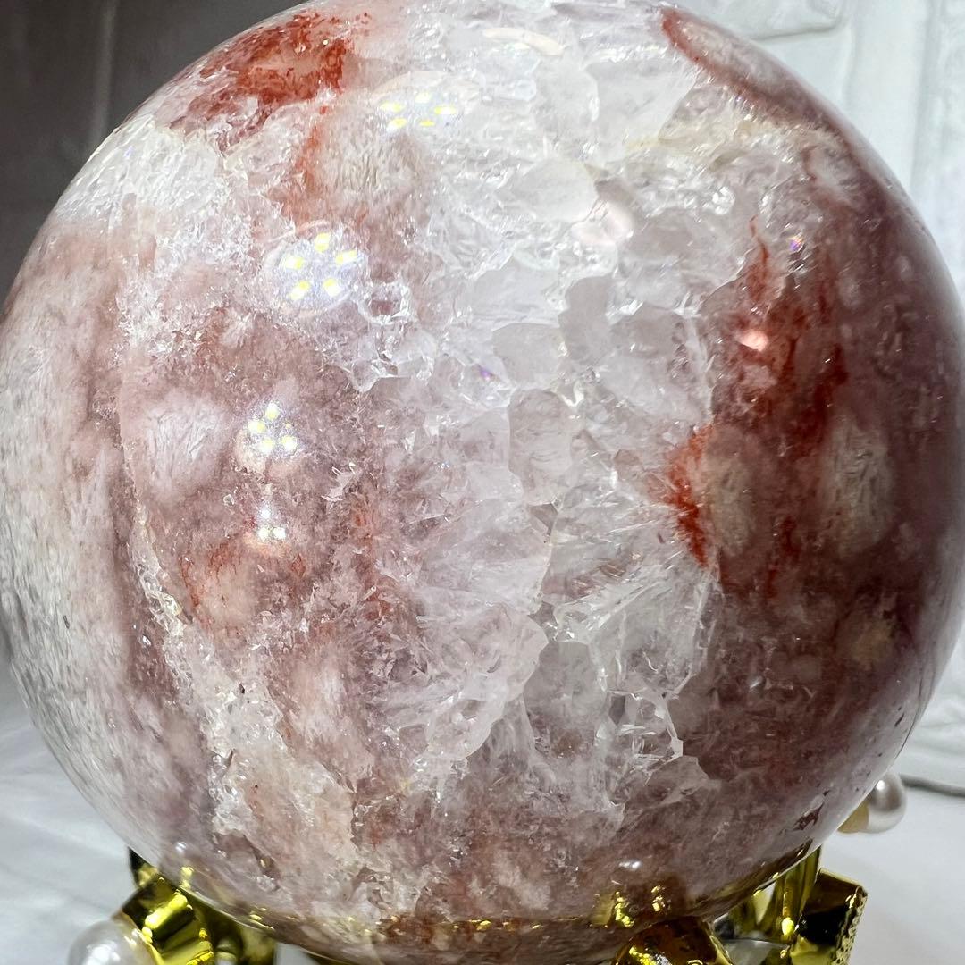 C、ピンクアメジスト⭐️丸玉⭐️桜瑪瑙⭐️フラワーアゲート⭐️花瑪瑙⭐️スフィア⭐️天然石