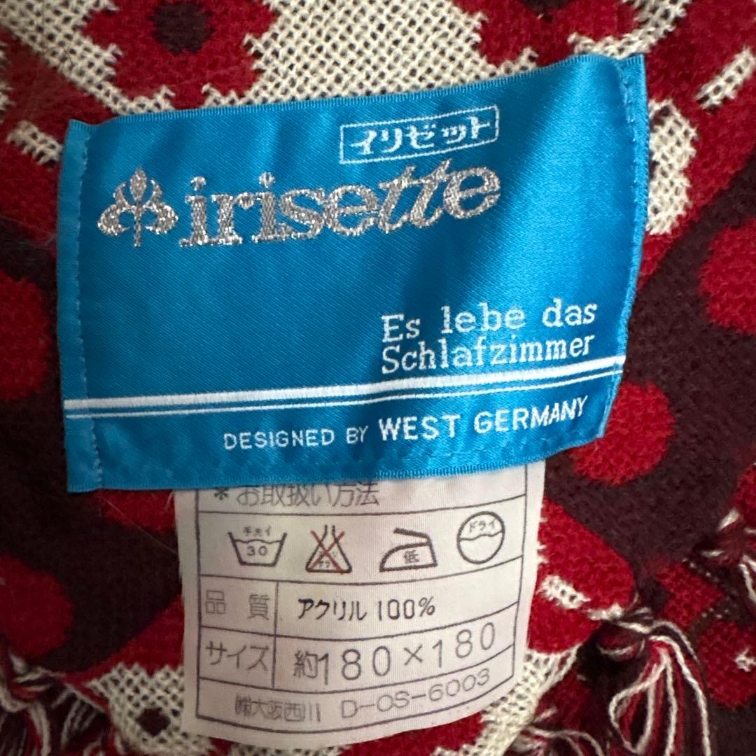 レア 昭和レトロ ミッドセンチュリー こたつ掛け 薔薇&水玉&花柄