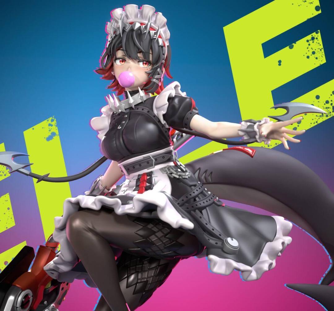 ガレージキット ゼンレスゾーンゼロ エレン・ジョー / 未塗装未組立