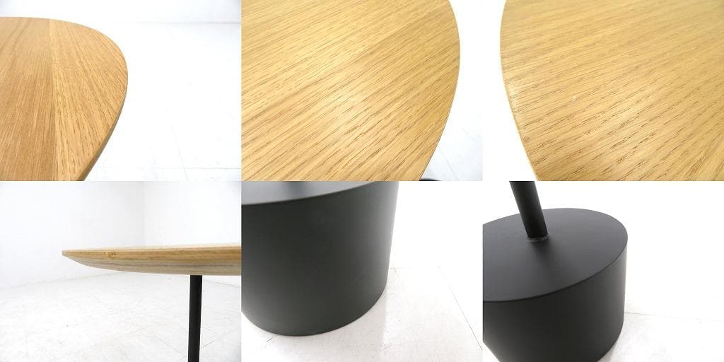 展示品　オーク材　アイアン　コーヒーテーブル　サイドテーブル　北欧　モダン