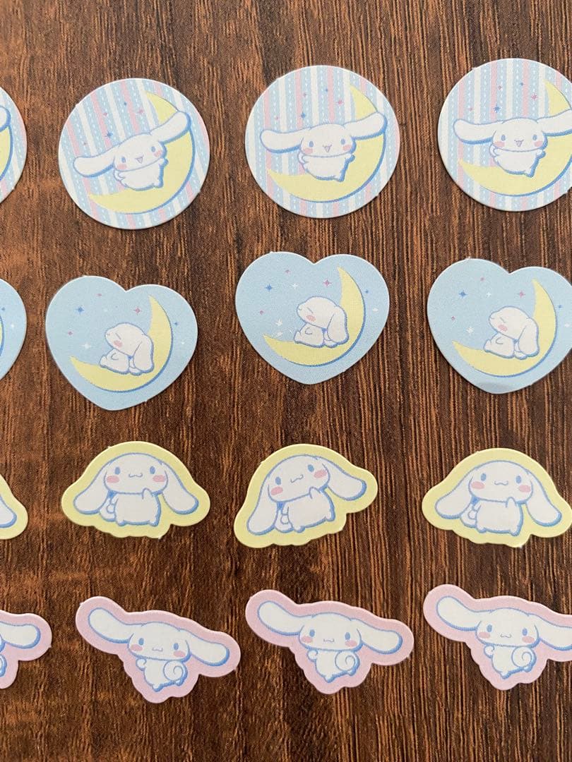 平成レトロ サンリオ シナモン シナモロール フレークシール 20枚