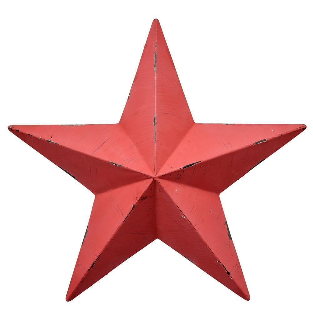 バーンスター アメリカン ブリキ オブジェ クリスマス L 赤