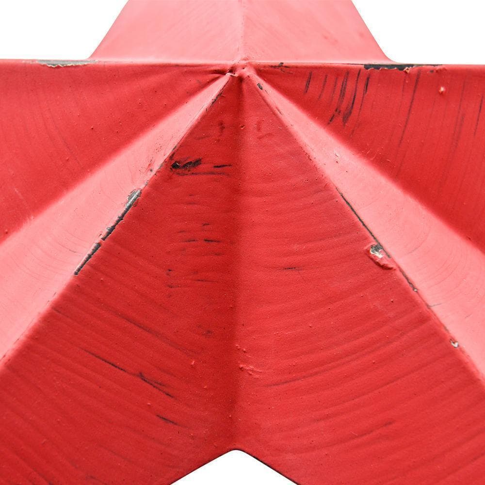 バーンスター アメリカン ブリキ オブジェ クリスマス L 赤