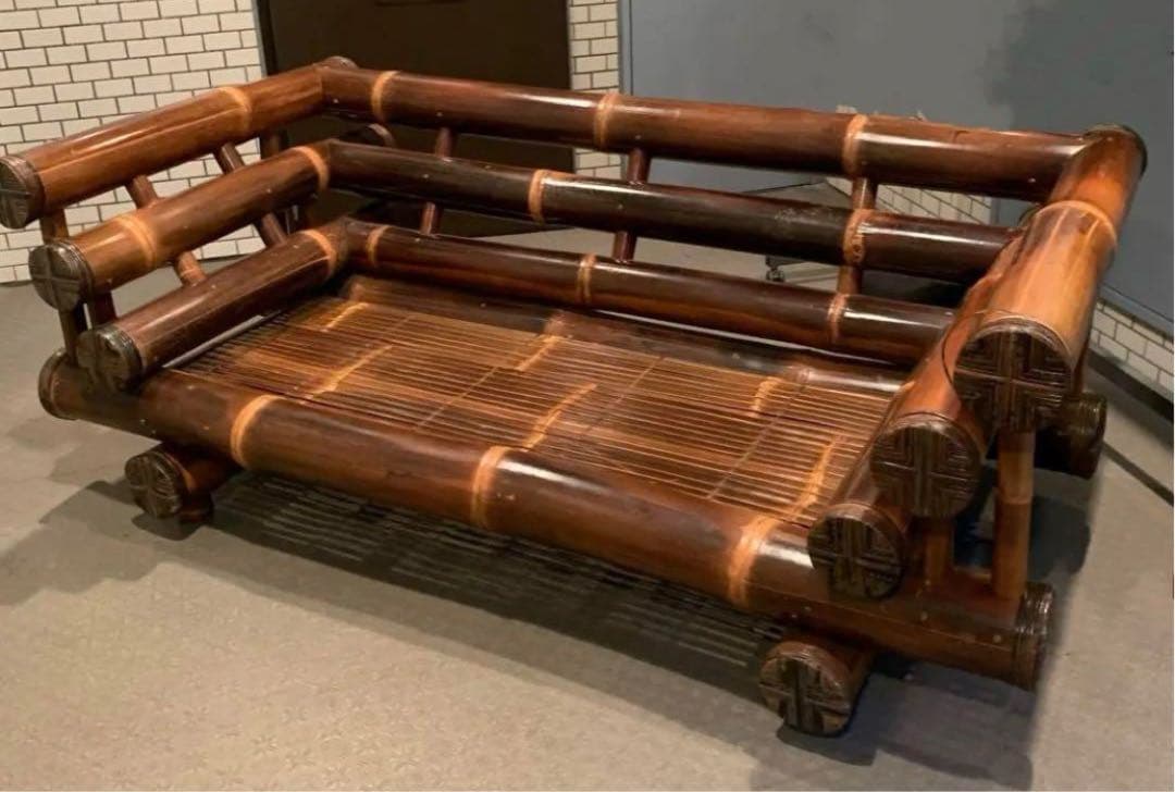 バリ家具BAMBOO-DESIGN バンブーデザイン／バンブーソファ2.5 人掛