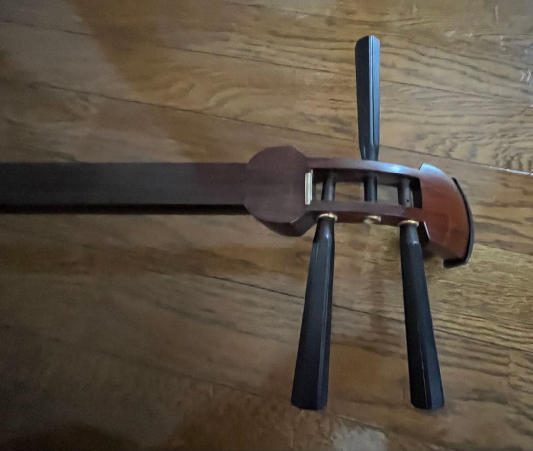 地唄用　三味線本体 紫檀