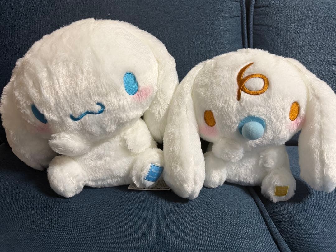 2種セット】シナモロール かまってBIGぬいぐるみ - メルカリ