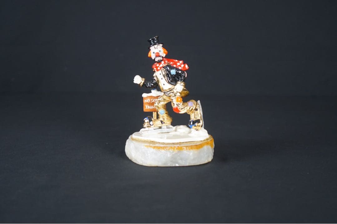 Ron Lee 作 ピエロ フィギュアリン 大理石 アメリカ製 エディション無し