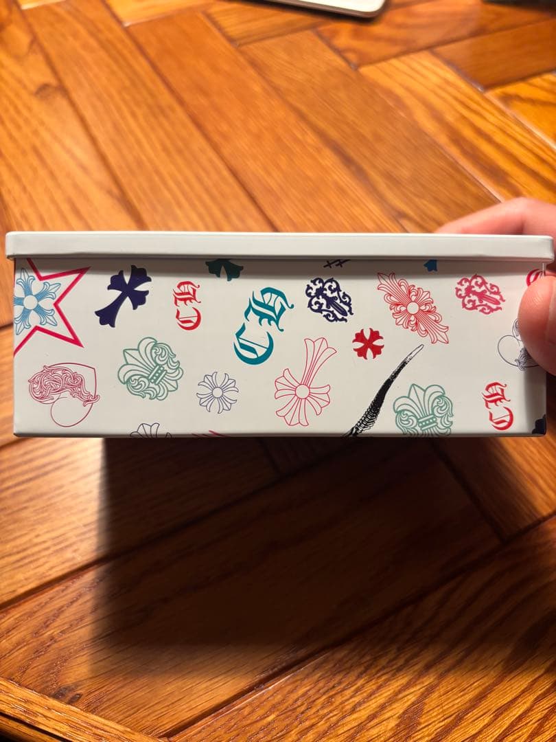 chrome hearts クロムハーツ ヨックモック クッキー缶 空き缶 美品