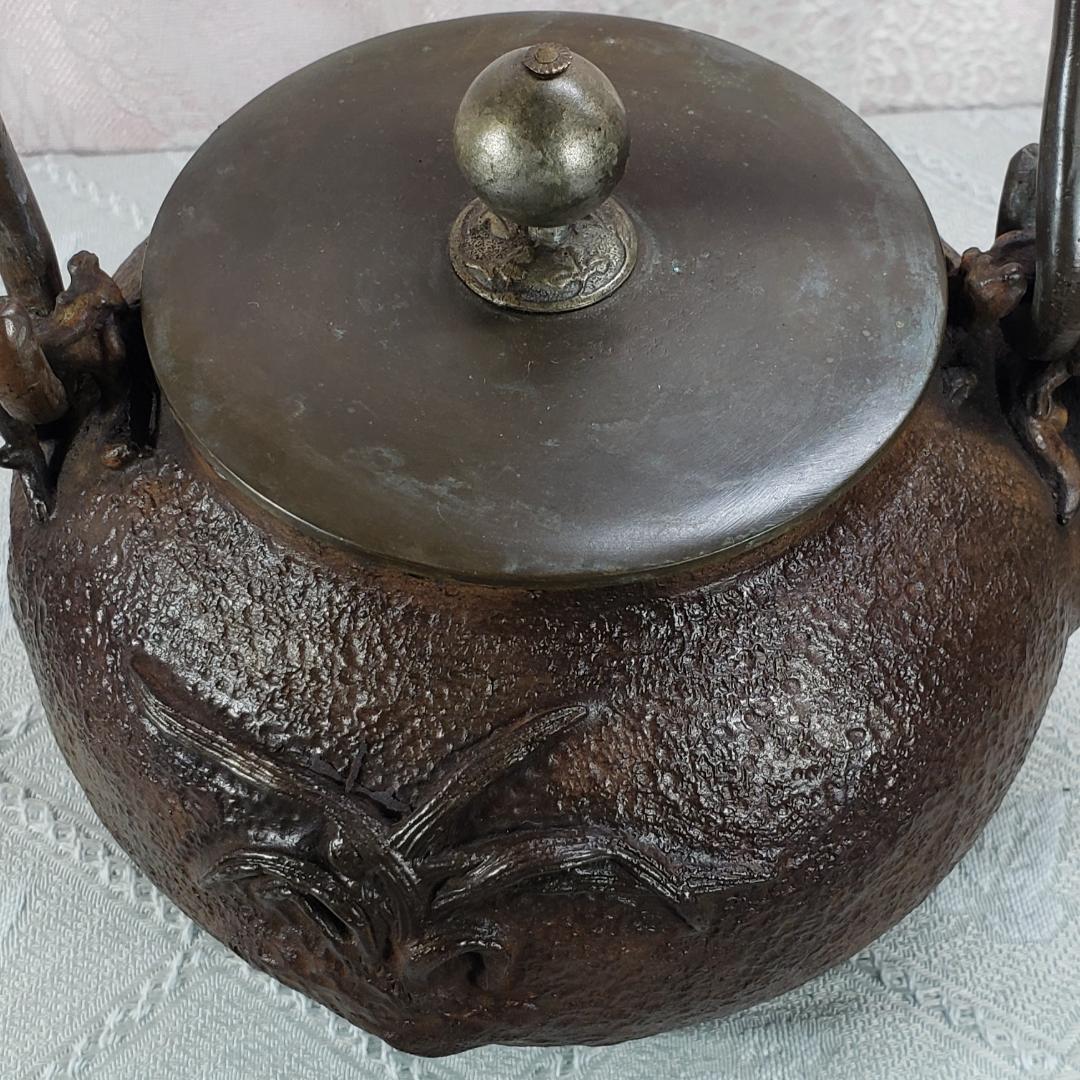 ◇『日本亀文 小振鉄瓶』亀文堂◇検）波多野正平 安之介 龍文堂 金寿堂