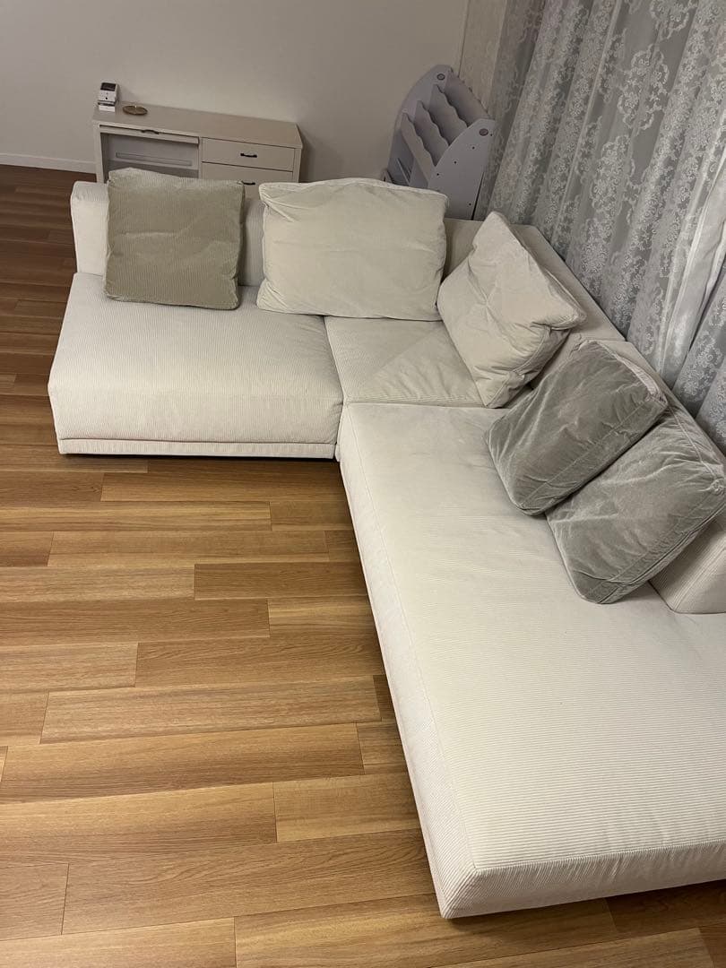 アクタス アイラーセン リグ コーナーソファ クッション付き