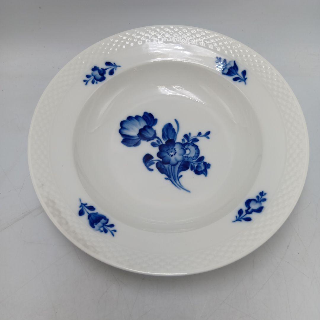 (B)ロイヤルコペンハーゲン ブルーフラワー プレート スープ皿