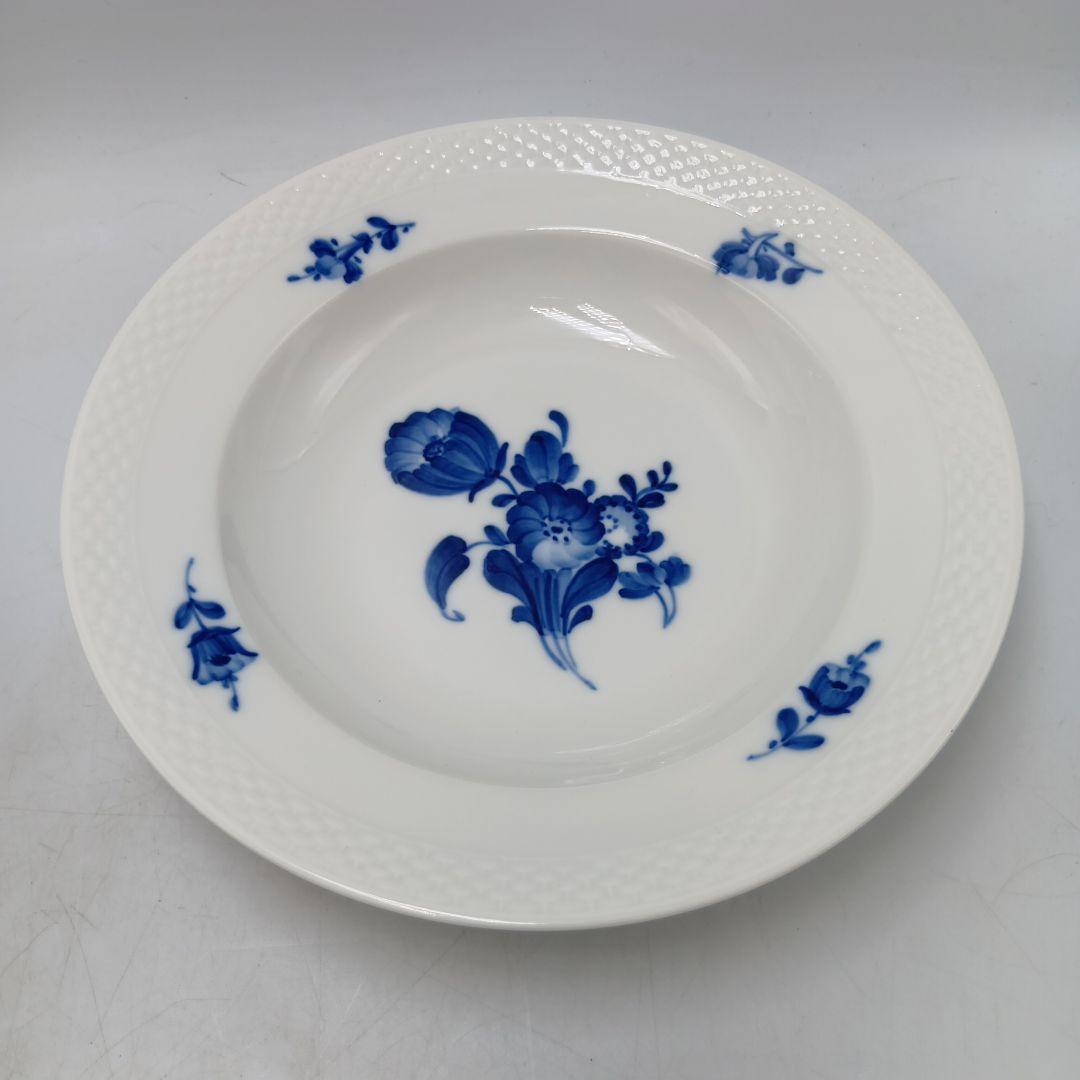 (B)ロイヤルコペンハーゲン ブルーフラワー プレート スープ皿