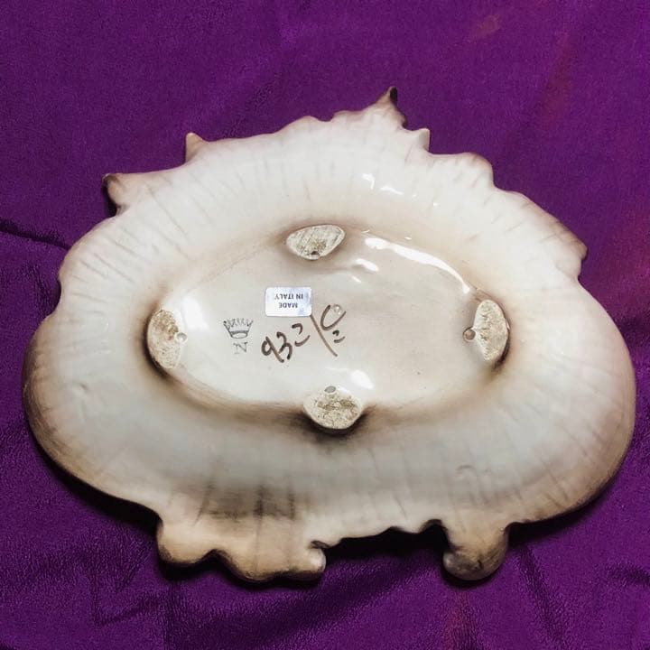 陶器のアンティーク飾り皿