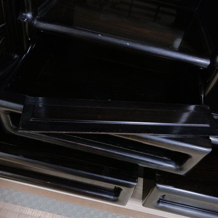 黒檀 飾り棚 レトロ 和室 - メルカリ