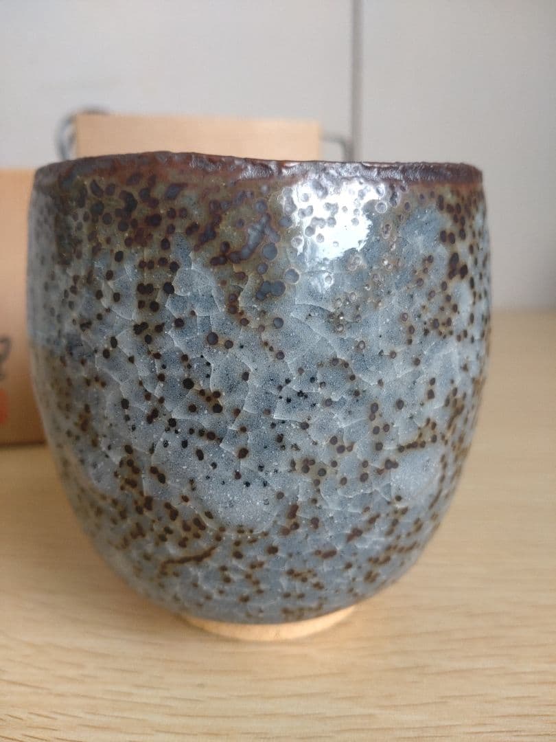 限定品】陶芸家 加藤健 鼠志野 湯呑 源九郎窯 美品 本物 桃山陶 - メルカリ