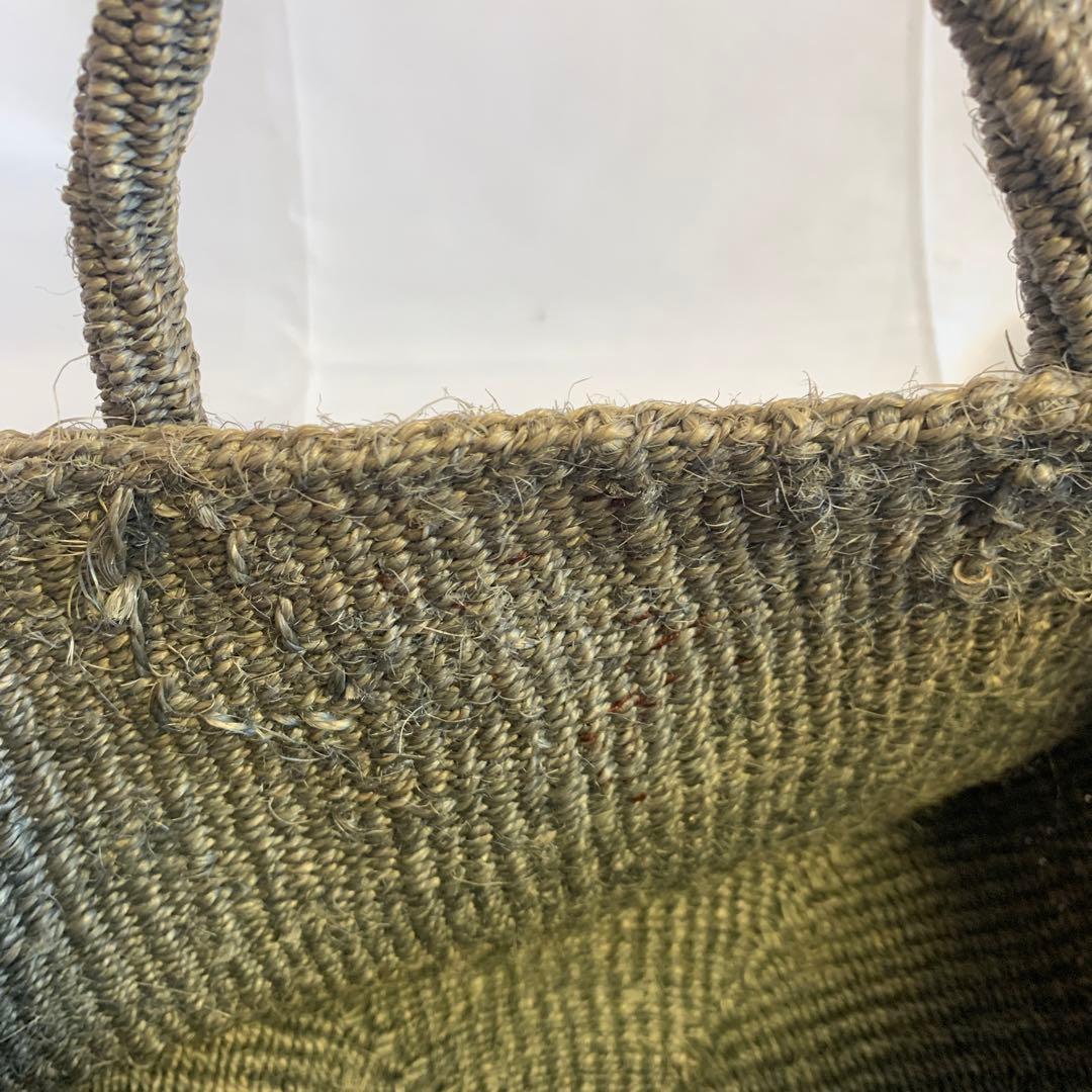 麻紐バッグ　ハンドメイド　summer bag 夏向き