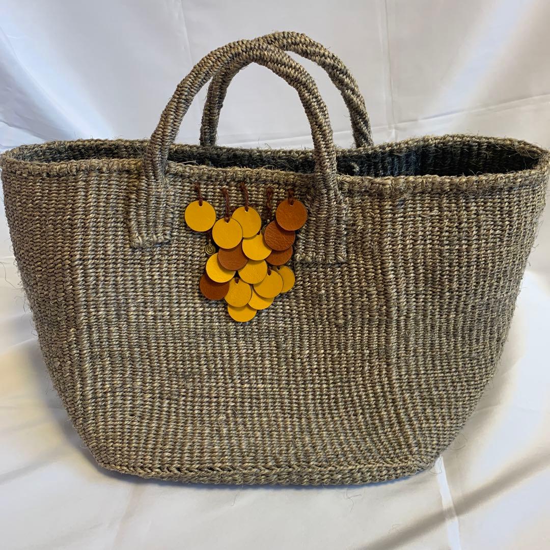 麻紐バッグ　ハンドメイド　summer bag 夏向き