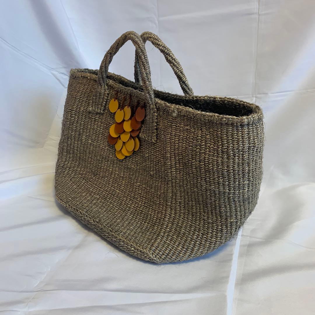 麻紐バッグ　ハンドメイド　summer bag 夏向き