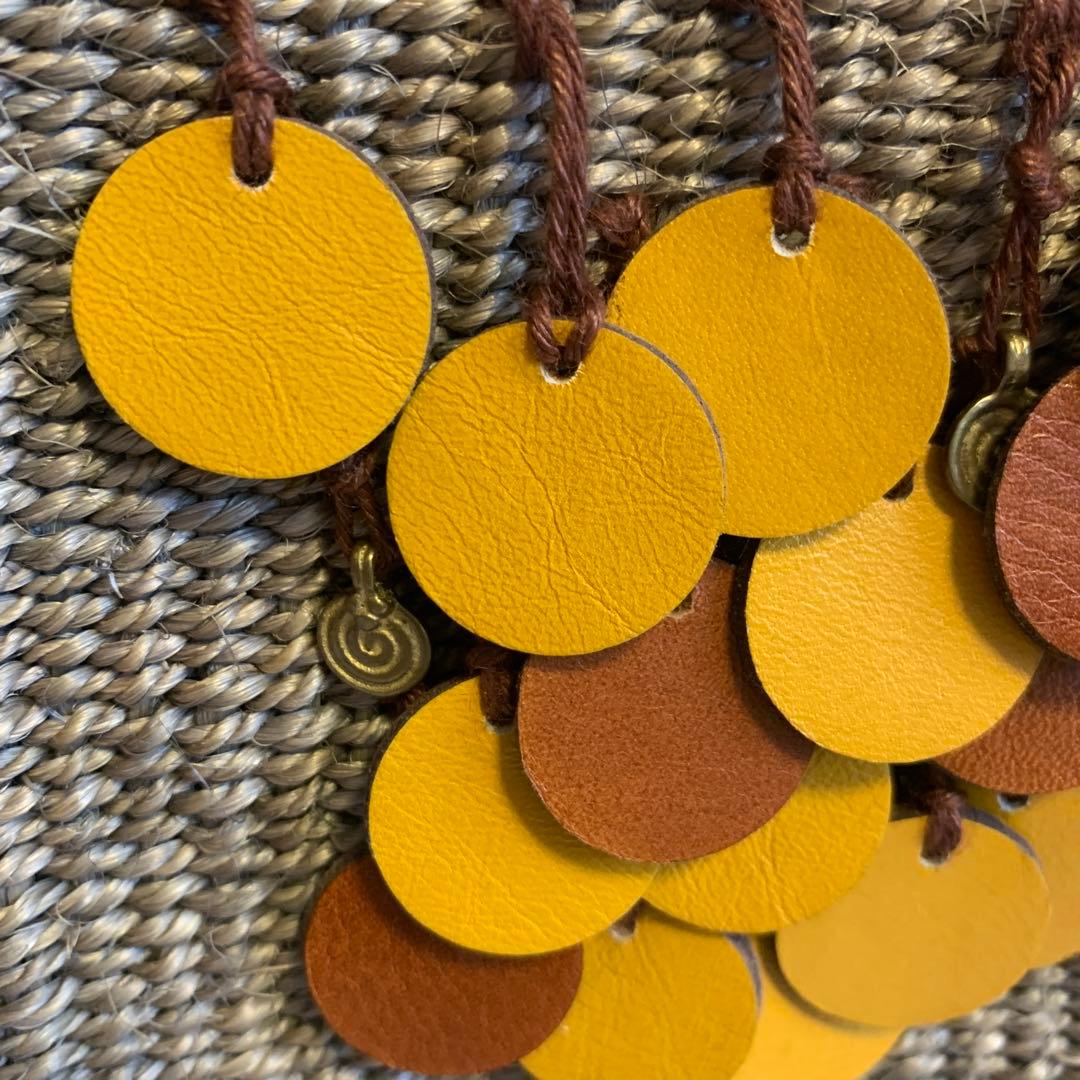 麻紐バッグ　ハンドメイド　summer bag 夏向き