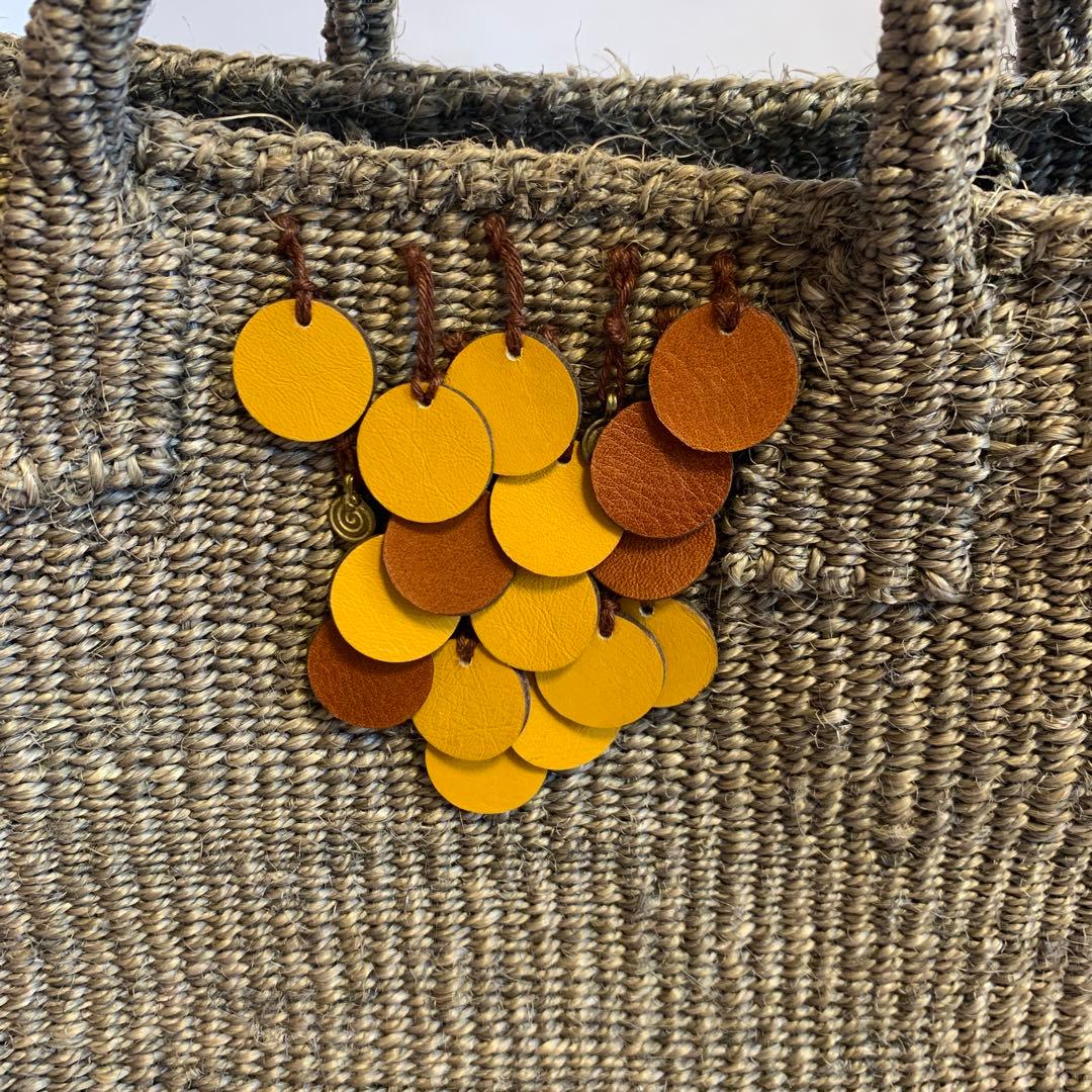 麻紐バッグ　ハンドメイド　summer bag 夏向き