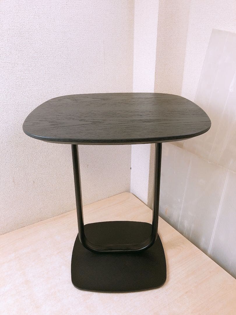 ⑬未使用★東谷 サイドテーブル ブラック TEC-84BK 机 インテリア家具