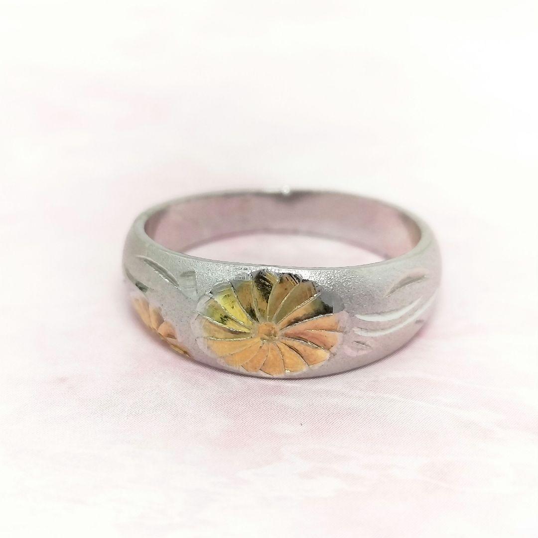 リング 純銀 SILVER1000 菊紋章 天皇 奉祝御金婚 在位50年 13号 - メルカリ